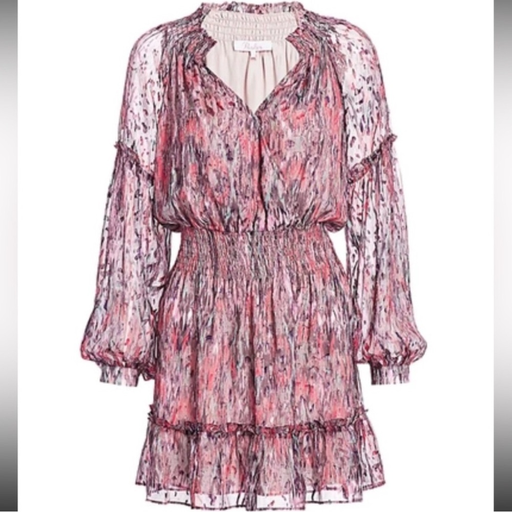 PARKER Parma Burnout Dress in Batik Multi NWT